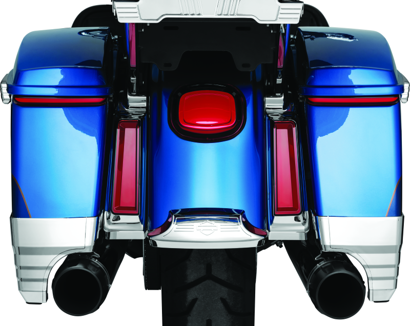 Kuryakyn Tracer LED Taillight Red Lens With License Light Kuryakyn Tracer LED Taillight Red Lens With License Light