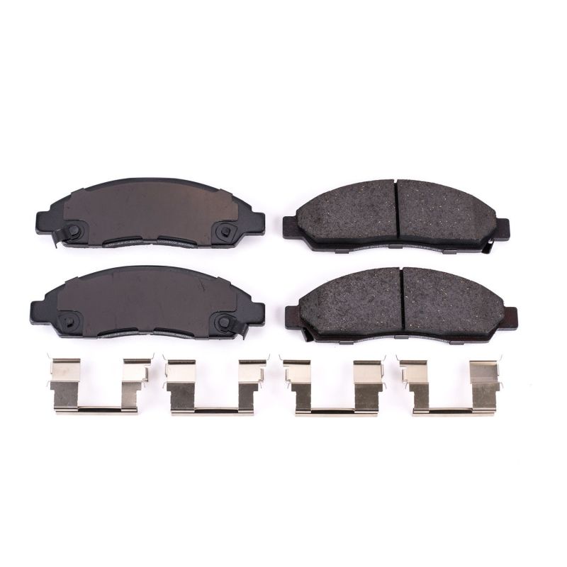 Power Stop 04-08 Chevrolet Colorado Front Z17 Evolution Ceramic Brake Pads w/Hardware Power Stop 04-08 Chevrolet Colorado Front Z17 Evolution Ceramic Brake Pads w/Hardware