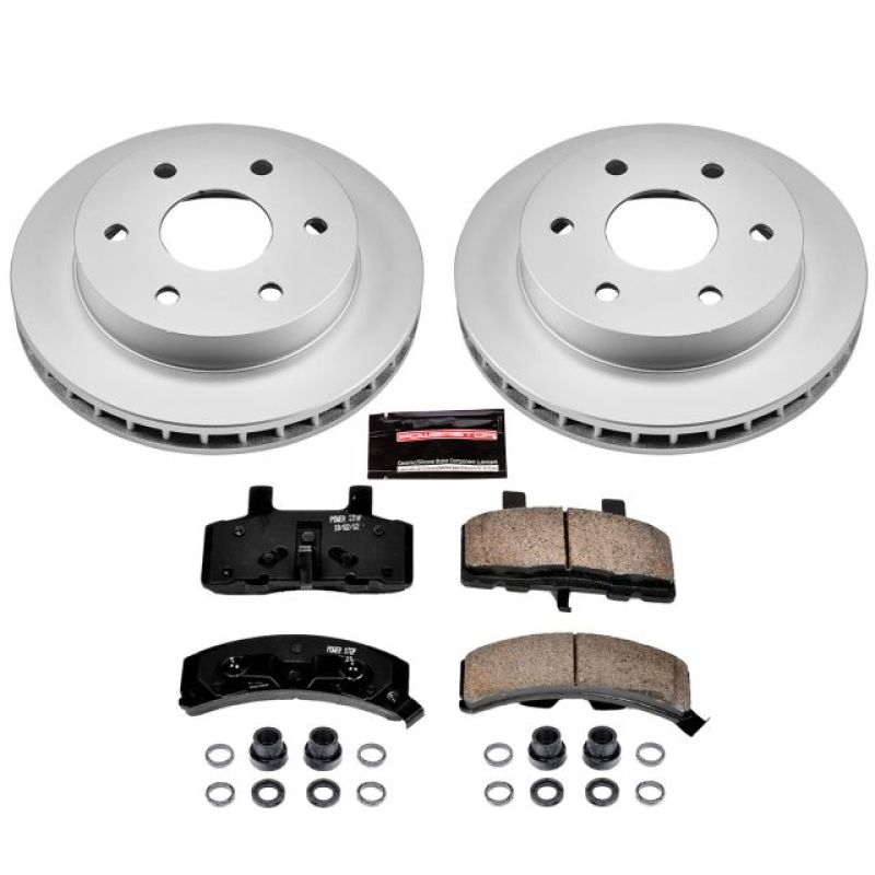 Power Stop 99-00 Cadillac Escalade Front Z17 Evolution Geomet Coated Brake Kit Power Stop 99-00 Cadillac Escalade Front Z17 Evolution Geomet Coated Brake Kit