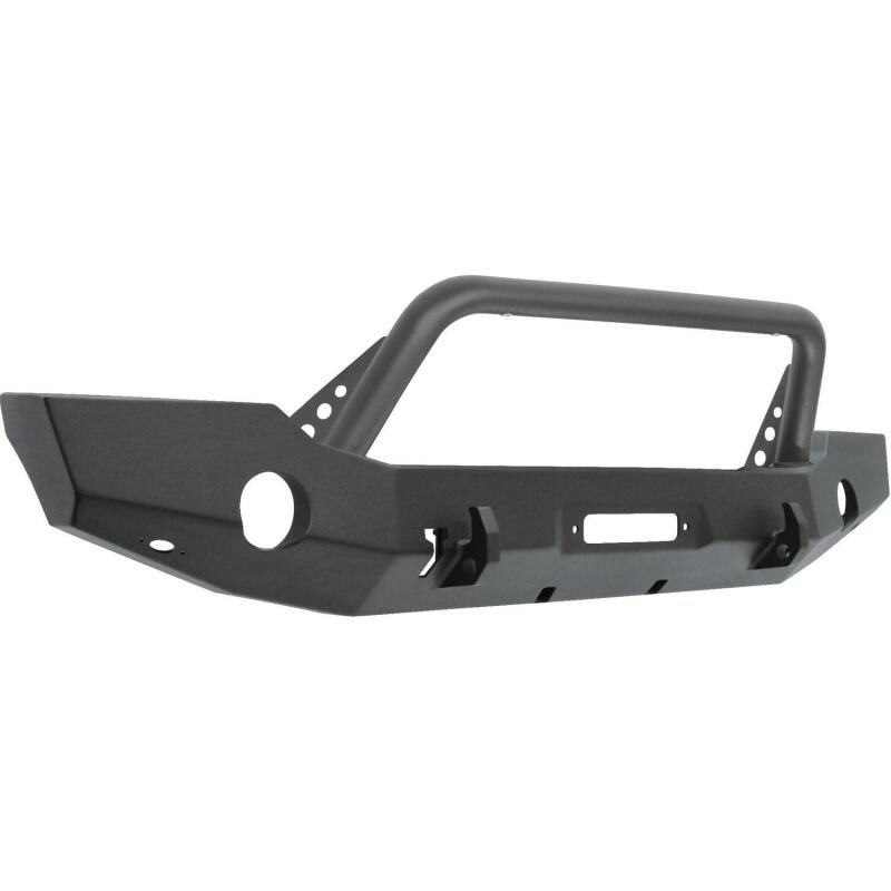 Westin 18-19 Jeep Wrangler JL WJ2 Full Width Front Bumper w/Bull Bar Textured Black Westin 18-19 Jeep Wrangler JL WJ2 Full Width Front Bumper w/Bull Bar Textured Black
