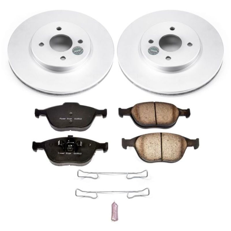 Power Stop 02-04 Ford Focus Front Z17 Evolution Geomet Coated Brake Kit Power Stop 02-04 Ford Focus Front Z17 Evolution Geomet Coated Brake Kit