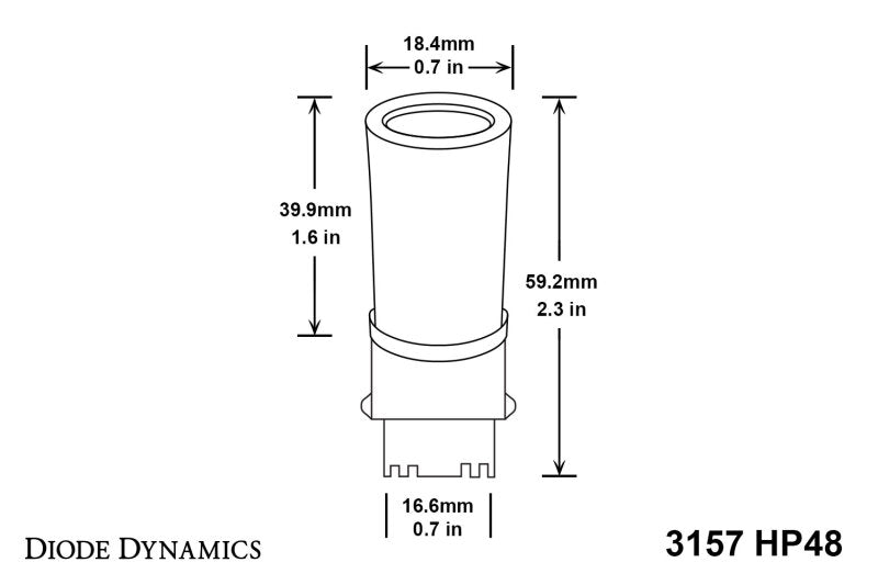 Diode Dynamics 3157 LED Bulb HP48 LED - Red (Pair) Diode Dynamics 3157 LED Bulb HP48 LED - Red (Pair)