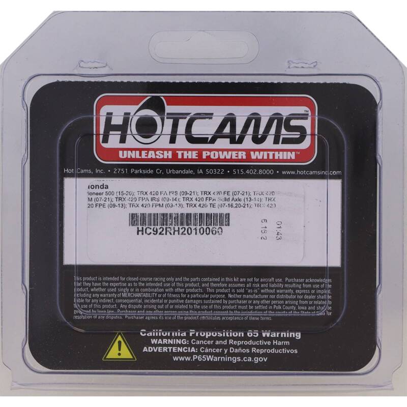 Hot Cams 15-23 Pioneer 500/09-24 TRX 420 FA Camshaft Chain Silent Kit Hot Cams 15-23 Pioneer 500/09-24 TRX 420 FA Camshaft Chain Silent Kit