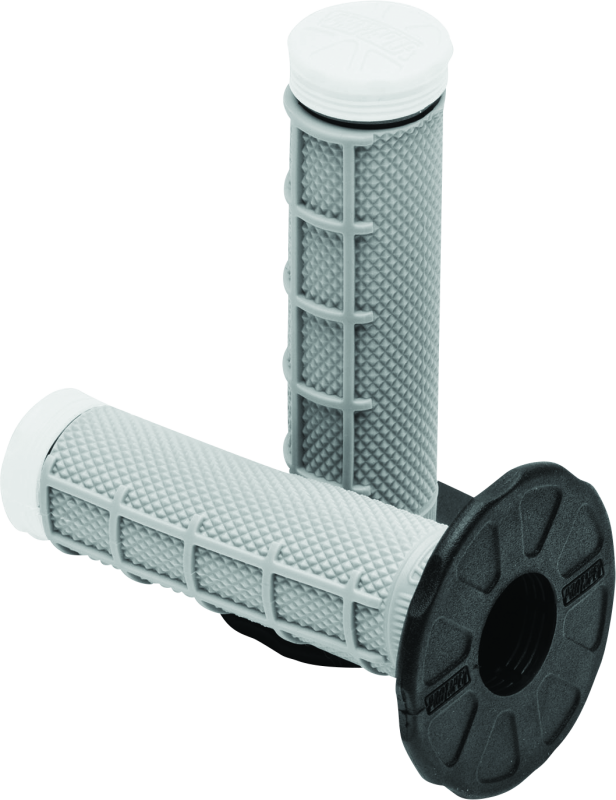 ProTaper Tri Density MX 1/2 Waffle Grips - White ProTaper Tri Density MX 1/2 Waffle Grips - White