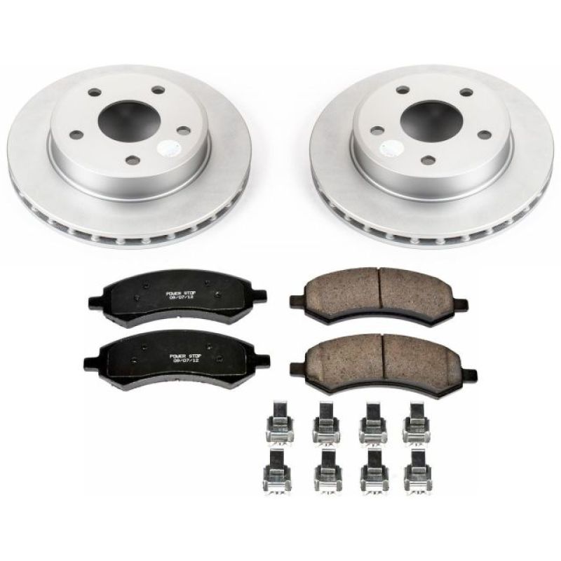 Power Stop 05-10 Dodge Dakota Front Z17 Evolution Geomet Coated Brake Kit Power Stop 05-10 Dodge Dakota Front Z17 Evolution Geomet Coated Brake Kit