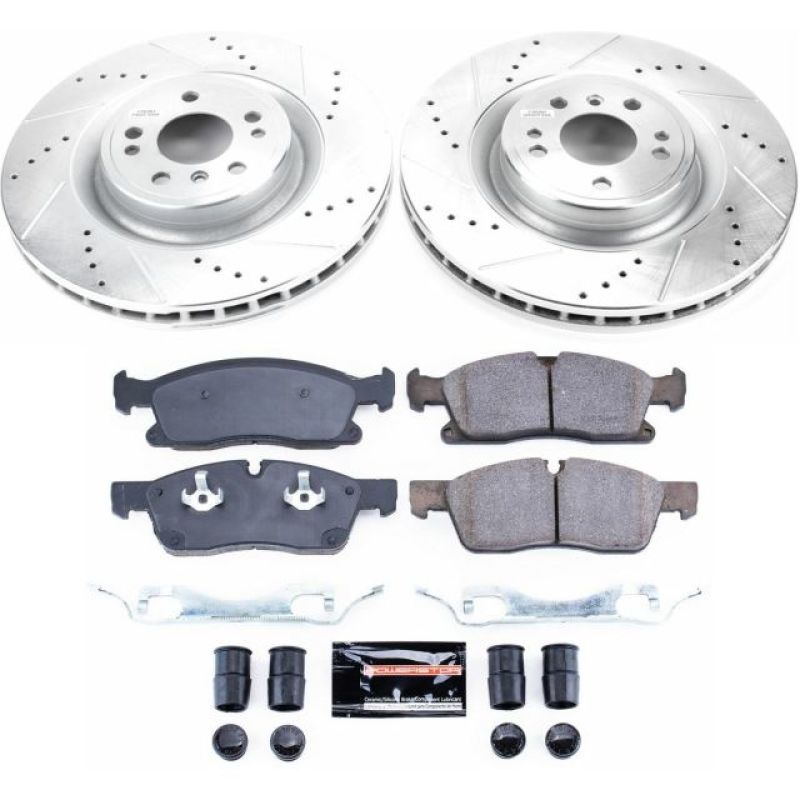 Power Stop 2016 Mercedes-Benz GLE300d Front Z23 Evolution Sport Brake Kit Power Stop 2016 Mercedes-Benz GLE300d Front Z23 Evolution Sport Brake Kit