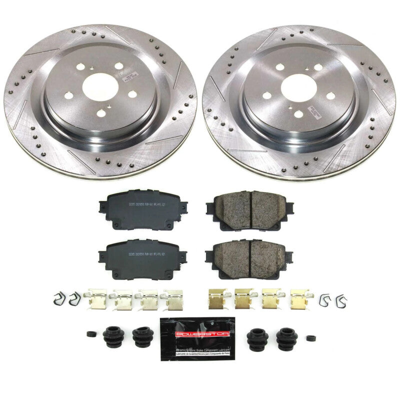 Power Stop 20-22 Toyota Highlander Rear Z23 Evolution Brake Kit Power Stop 20-22 Toyota Highlander Rear Z23 Evolution Brake Kit