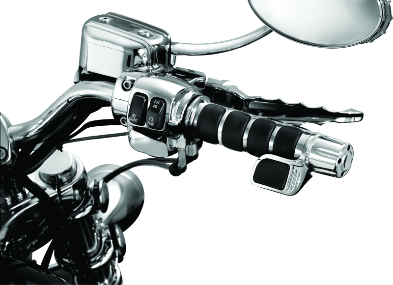 Kuryakyn Contoured ISO Throttle Boss Chrome Kuryakyn Contoured ISO Throttle Boss Chrome
