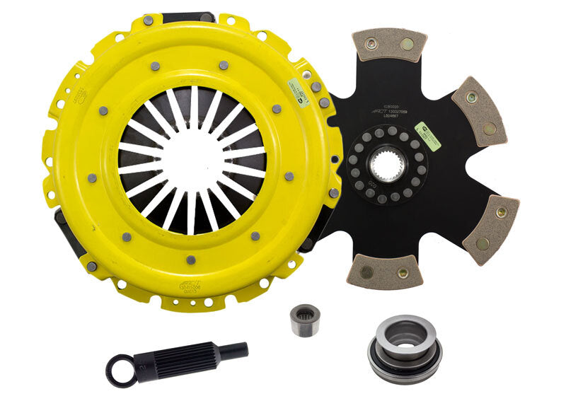 ACT 2011 Ford Mustang HD/Race Rigid 6 Pad Clutch Kit ACT 2011 Ford Mustang HD/Race Rigid 6 Pad Clutch Kit