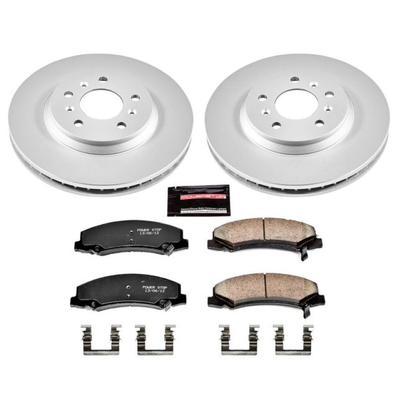 Power Stop 06-11 Buick Lucerne Front Z17 Evolution Geomet Coated Brake Kit Power Stop 06-11 Buick Lucerne Front Z17 Evolution Geomet Coated Brake Kit