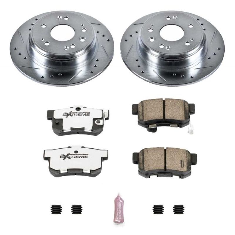 Power Stop 02-04 Honda CR-V Rear Z26 Street Warrior Brake Kit Power Stop 02-04 Honda CR-V Rear Z26 Street Warrior Brake Kit