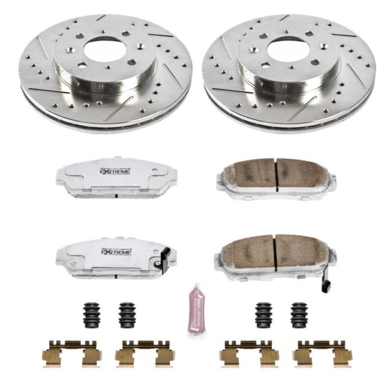 Power Stop 94-01 Acura Integra Front Z26 Street Warrior Brake Kit Power Stop 94-01 Acura Integra Front Z26 Street Warrior Brake Kit