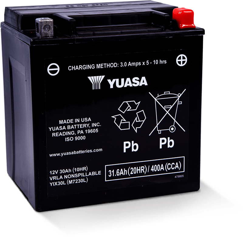 Yuasa YIX30L Maintenance Free AGM 12 Volt Battery Yuasa YIX30L Maintenance Free AGM 12 Volt Battery