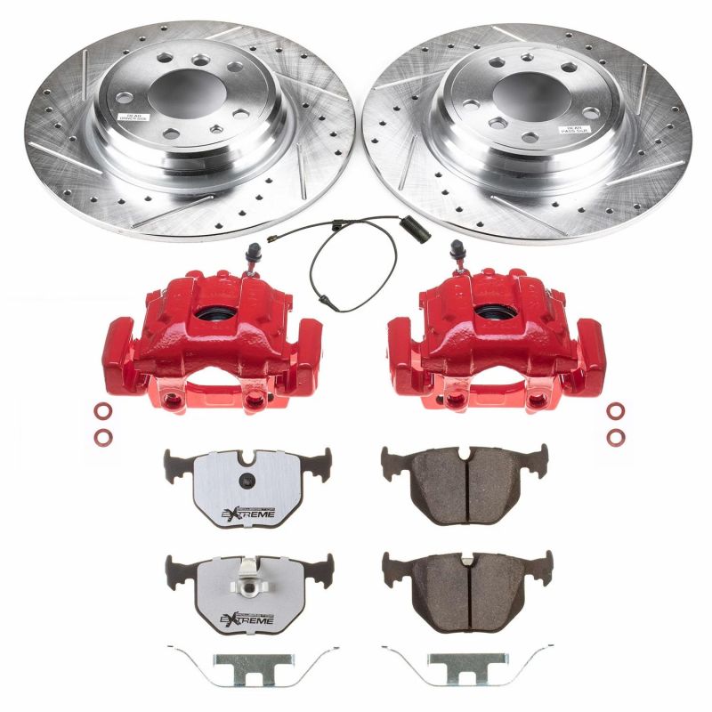Power Stop 1995 BMW 740i Rear Z26 Street Warrior Brake Kit w/Calipers Power Stop 1995 BMW 740i Rear Z26 Street Warrior Brake Kit w/Calipers