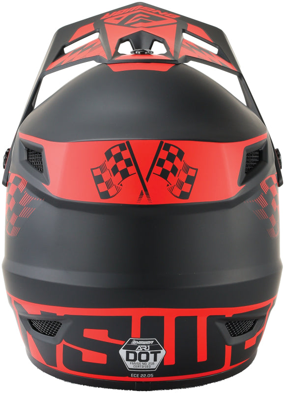 Answer AR1 Sweep Helmet Black/Red - XL Answer AR1 Sweep Helmet Black/Red - XL