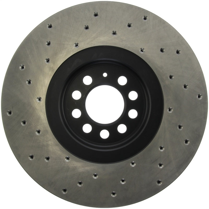StopTech 04-06 Audi TT Quattro / 04 VW Golf R32 AWD Drilled Left Front Rotor StopTech 04-06 Audi TT Quattro / 04 VW Golf R32 AWD Drilled Left Front Rotor