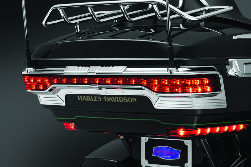 Kuryakyn Tri-Line Accent For Rear Tour-Pak Light Chrome Kuryakyn Tri-Line Accent For Rear Tour-Pak Light Chrome