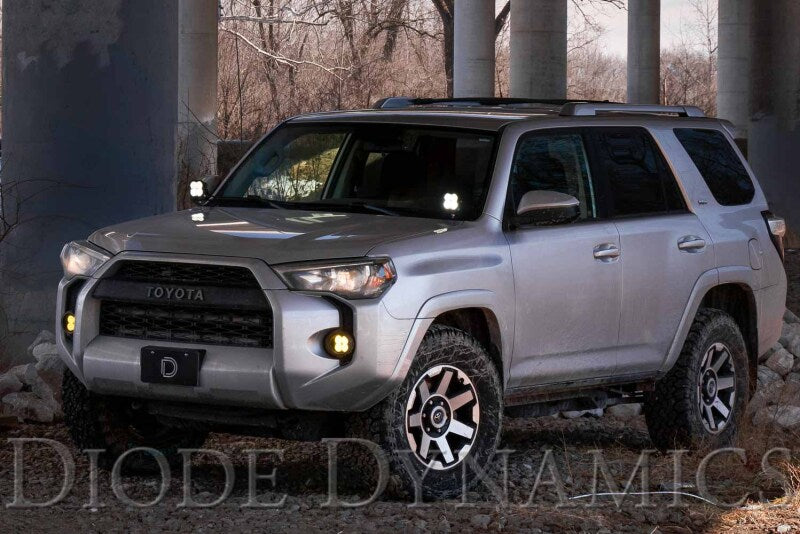 Diode Dynamics 10-21 Toyota 4Runner SS3 LED Ditch Light Kit - Yellow Pro Combo Diode Dynamics 10-21 Toyota 4Runner SS3 LED Ditch Light Kit - Yellow Pro Combo