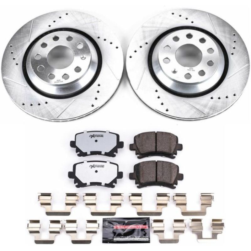 Power Stop 09-17 Volkswagen CC Rear Z26 Street Warrior Brake Kit Power Stop 09-17 Volkswagen CC Rear Z26 Street Warrior Brake Kit