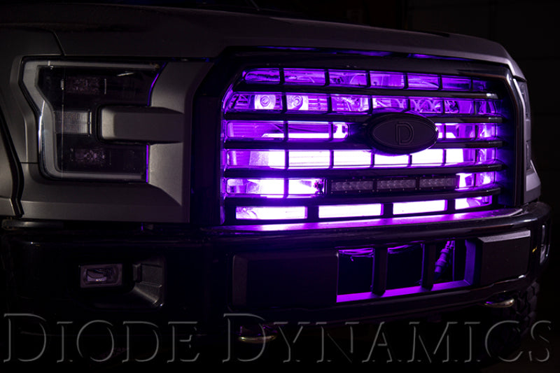 Diode Dynamics RGBW Grille Strip Kit 4pc Multicolor Diode Dynamics RGBW Grille Strip Kit 4pc Multicolor