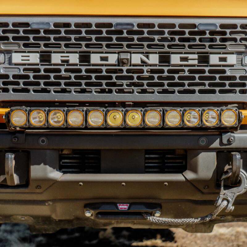 KC HiLiTES 21-24 Ford Bronco Front Bumper Light Bar Mount (For 30in FLEX ERA LED Light Bar) KC HiLiTES 21-24 Ford Bronco Front Bumper Light Bar Mount (For 30in FLEX ERA LED Light Bar)