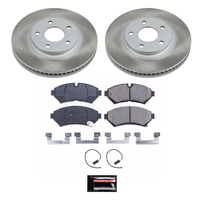 Power Stop 98-02 Cadillac Seville Front Semi-Coated Rotor Kit Power Stop 98-02 Cadillac Seville Front Semi-Coated Rotor Kit