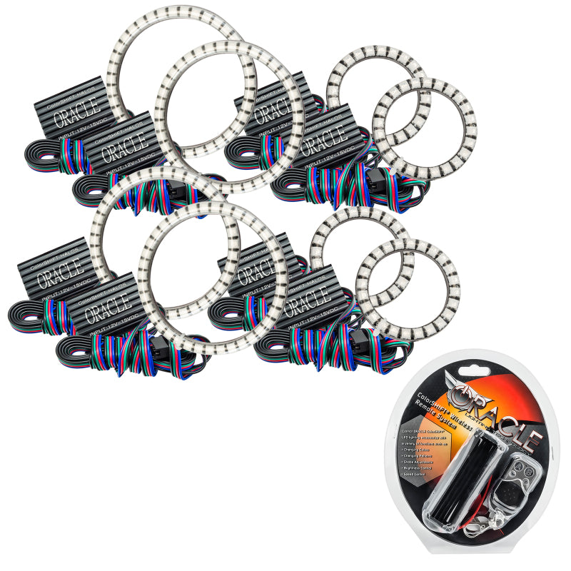 Oracle Vector Jeep Wrangler JK Grille Halo Kit - ColorSHIFT Oracle Vector Jeep Wrangler JK Grille Halo Kit - ColorSHIFT