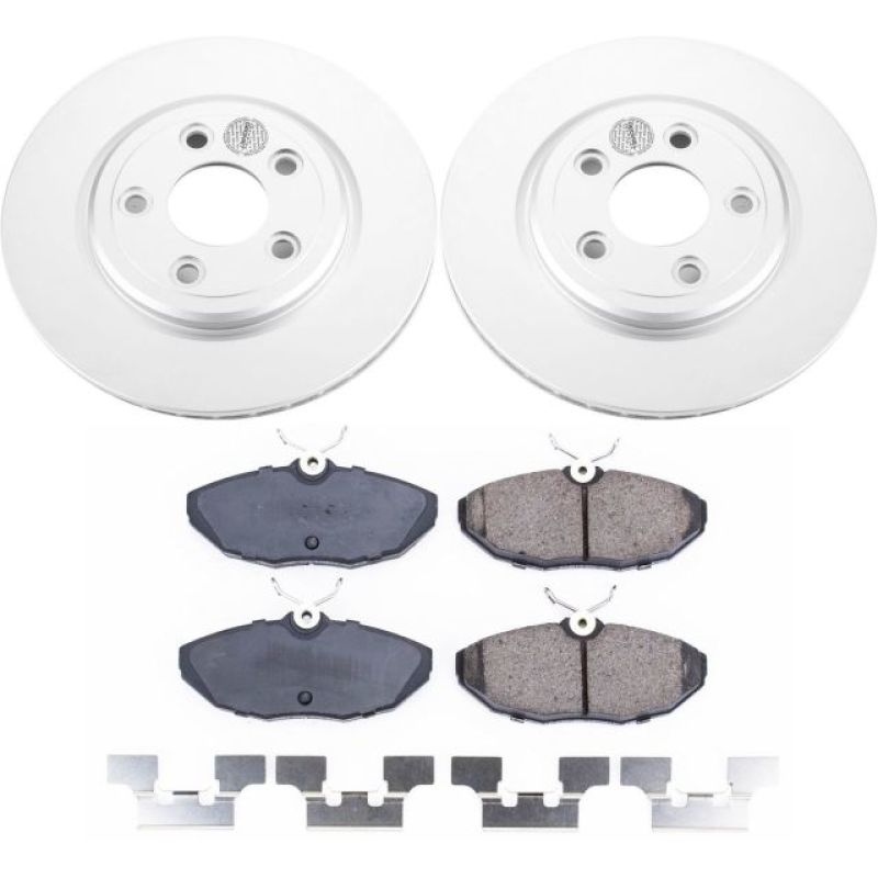 Power Stop 2005 Jaguar Vanden Plas Rear Z17 Evolution Geomet Coated Brake Kit Power Stop 2005 Jaguar Vanden Plas Rear Z17 Evolution Geomet Coated Brake Kit
