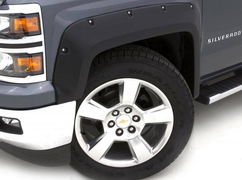 Lund 99-07 Chevy Silverado 1500 RX-Rivet Style Textured Elite Series Fender Flares - Black (4 Pc.) Lund 99-07 Chevy Silverado 1500 RX-Rivet Style Textured Elite Series Fender Flares - Black (4 Pc.)