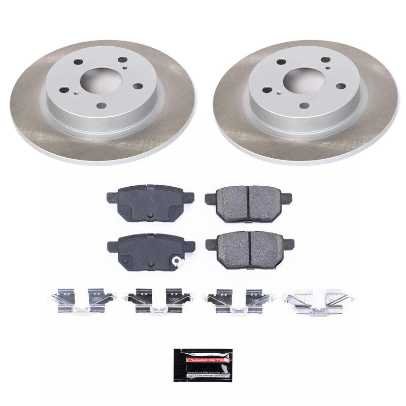 Power Stop 11-16 Scion tC Rear Semi-Coated Rotor Kit Power Stop 11-16 Scion tC Rear Semi-Coated Rotor Kit