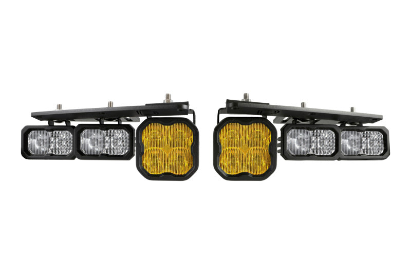 Diode Dynamics 21-Up Ford Bronco Stage Series Fog Pocket Kit - Yellow Max Diode Dynamics 21-Up Ford Bronco Stage Series Fog Pocket Kit - Yellow Max