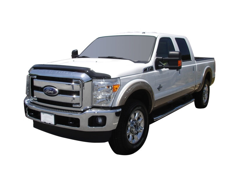 AVS 11-16 Ford F-350 High Profile Bugflector II Hood Shield - Smoke AVS 11-16 Ford F-350 High Profile Bugflector II Hood Shield - Smoke