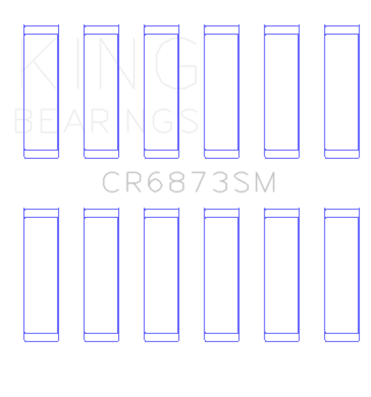 King Engine Bearings Toyota 2Gr-Fe/3Gr-Fe (Size +0.50mm) Connecting Rod Bearing Set King Engine Bearings Toyota 2Gr-Fe/3Gr-Fe (Size +0.50mm) Connecting Rod Bearing Set