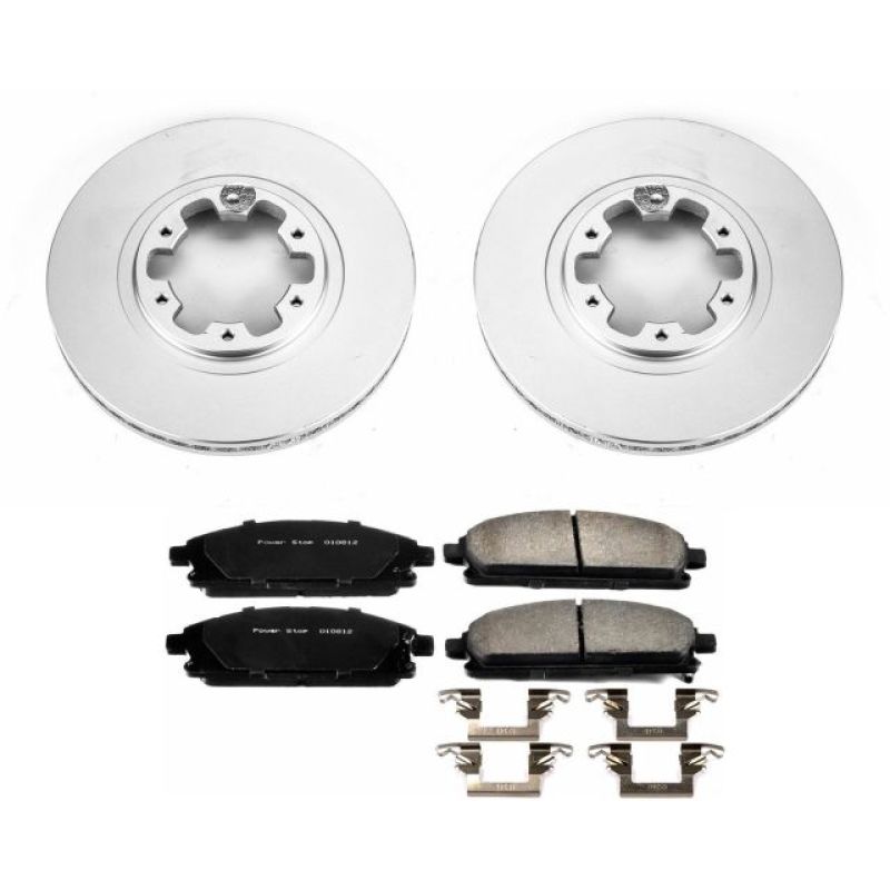 Power Stop 97-03 Infiniti QX4 Front Z17 Evolution Geomet Coated Brake Kit Power Stop 97-03 Infiniti QX4 Front Z17 Evolution Geomet Coated Brake Kit