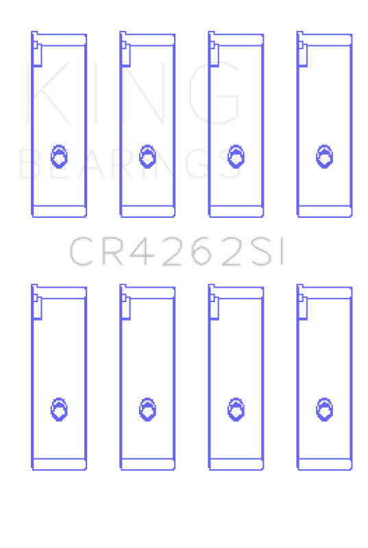 King Engine Bearings Suzuki J18K/J20A (Size +0.25mm) Connecting Rod Bearing Set King Engine Bearings Suzuki J18K/J20A (Size +0.25mm) Connecting Rod Bearing Set