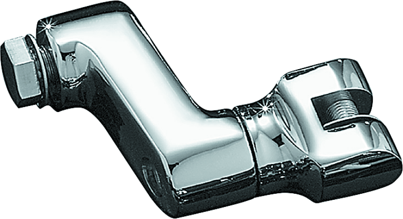 Kuryakyn Offset Peg Mount With 1/2in-13 Mount Bolts Chrome (Pair) Kuryakyn Offset Peg Mount With 1/2in-13 Mount Bolts Chrome (Pair)
