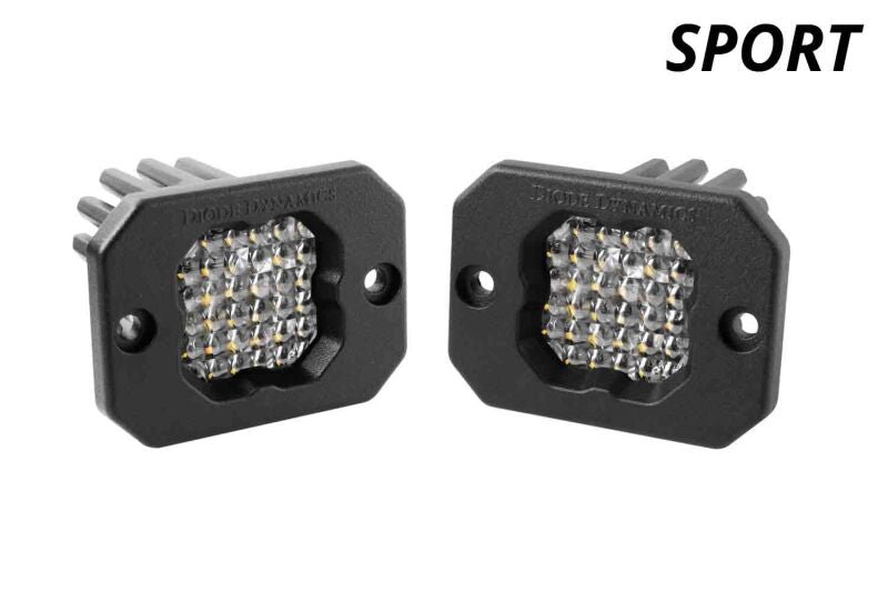 Diode Dynamics Stage Series C1 LED Pod Sport - White Flood Flush RBL (Pair) Diode Dynamics Stage Series C1 LED Pod Sport - White Flood Flush RBL (Pair)