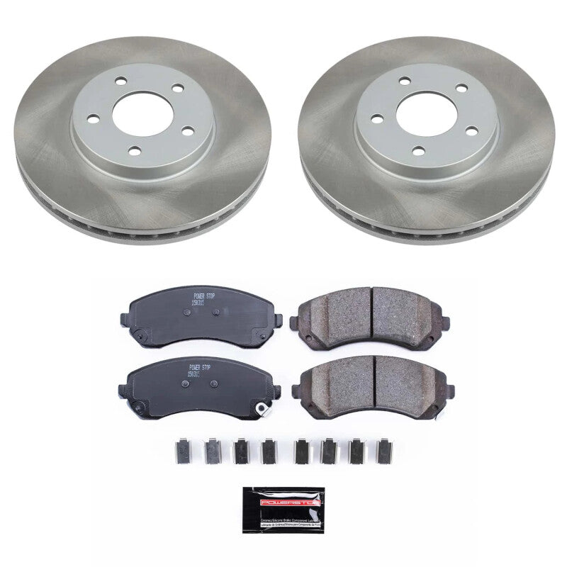Power Stop 02-04 Pontiac Montana Front Semi-Coated Rotor Kit Power Stop 02-04 Pontiac Montana Front Semi-Coated Rotor Kit