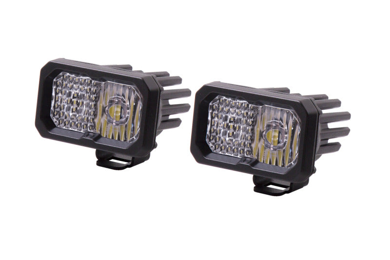 Diode Dynamics Stage Series 2 In LED Pod Pro - White Combo Standard ABL (Pair) Diode Dynamics Stage Series 2 In LED Pod Pro - White Combo Standard ABL (Pair)