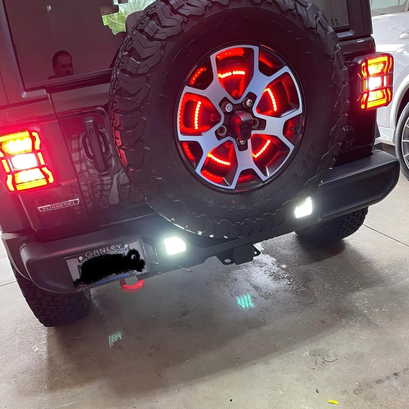 Oracle Rear Bumper LED Reverse Lights for Jeep Wrangler JL - 6000K Oracle Rear Bumper LED Reverse Lights for Jeep Wrangler JL - 6000K