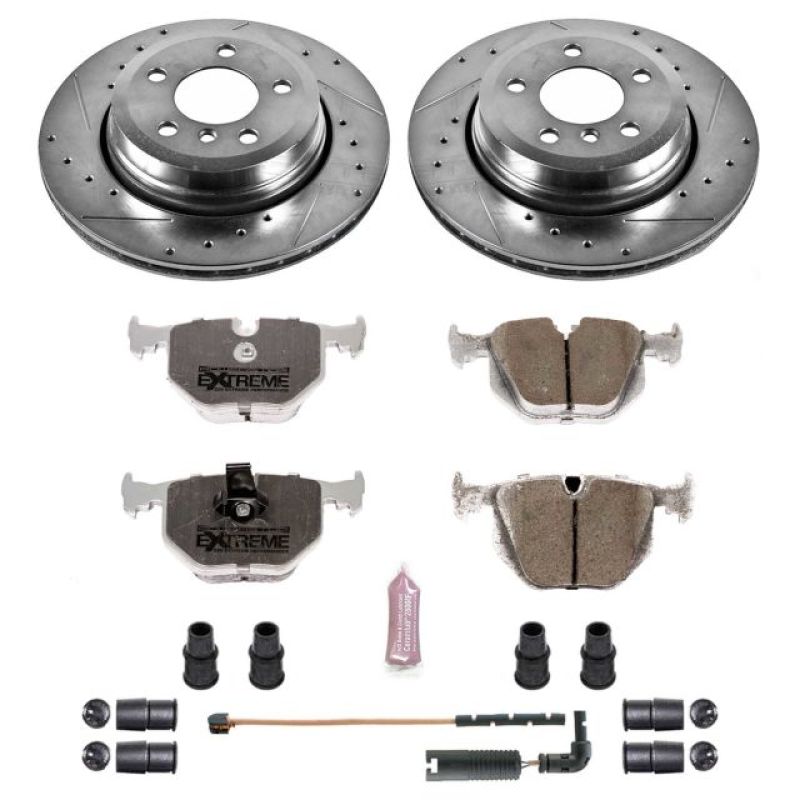 Power Stop 04-10 BMW X3 Rear Z26 Street Warrior Brake Kit Power Stop 04-10 BMW X3 Rear Z26 Street Warrior Brake Kit