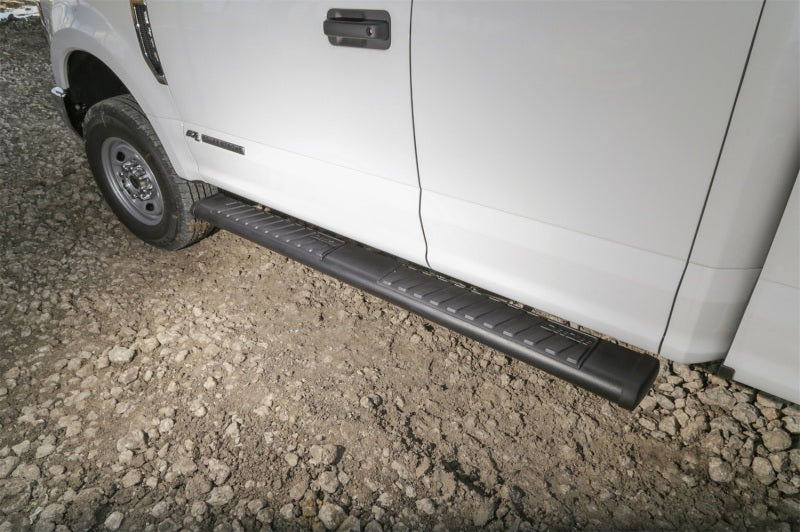 Deezee 99-23 Chevrolet/GMC/Dodge/Ford  Full Size Truck Tubes - 6In Oval - Black Steel (RegCab) Deezee 99-23 Chevrolet/GMC/Dodge/Ford  Full Size Truck Tubes - 6In Oval - Black Steel (RegCab)