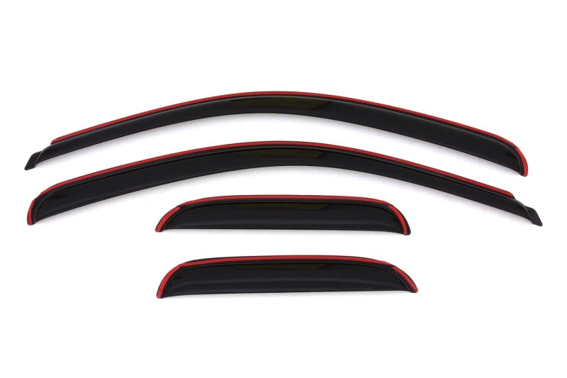 AVS 07-13 Chevy Silverado 1500 Ext. Cab Ventvisor Front & Rear Window Deflectors 4pc - Smoke AVS 07-13 Chevy Silverado 1500 Ext. Cab Ventvisor Front & Rear Window Deflectors 4pc - Smoke
