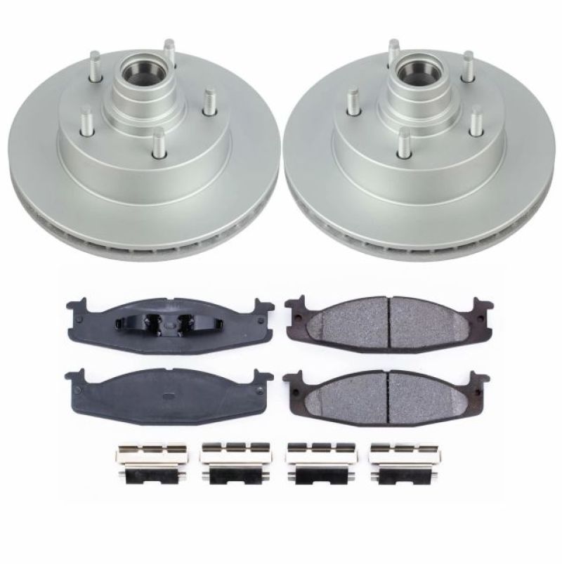 Power Stop 94-01 Ford E-150 Front Z17 Evolution Geomet Coated Brake Kit Power Stop 94-01 Ford E-150 Front Z17 Evolution Geomet Coated Brake Kit