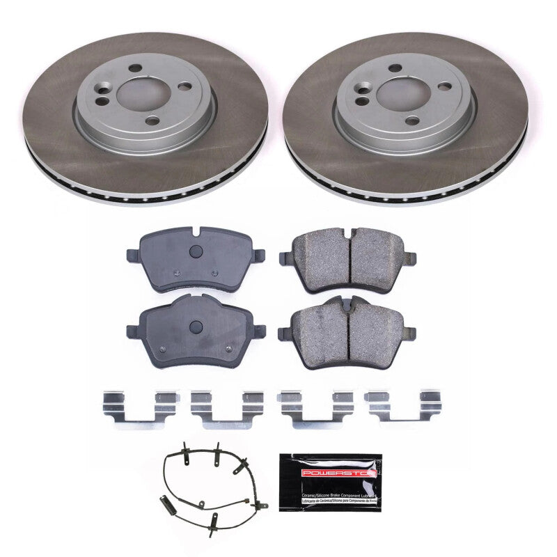 Power Stop 07-08 Mini Cooper Front Semi-Coated Rotor Kit Power Stop 07-08 Mini Cooper Front Semi-Coated Rotor Kit