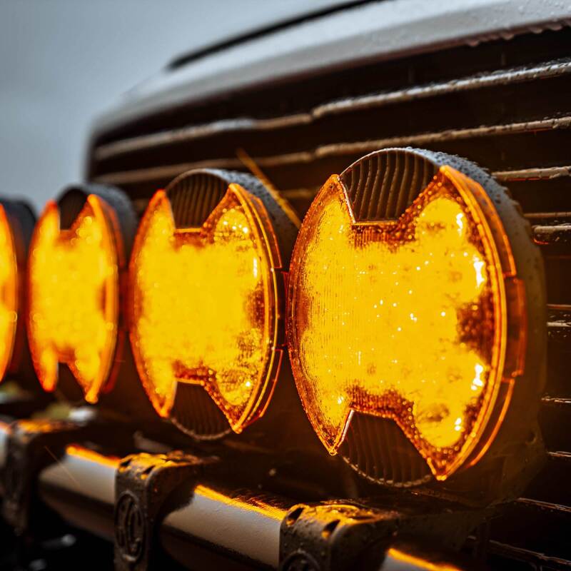 KC HiLiTES SlimLite 8in. LED Light Shield Driving (Shield Only) - Amber KC HiLiTES SlimLite 8in. LED Light Shield Driving (Shield Only) - Amber