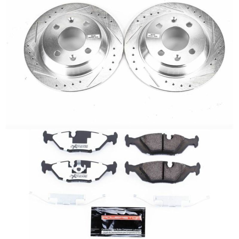 Power Stop 88-93 Saab 900 Rear Z26 Street Warrior Brake Kit Power Stop 88-93 Saab 900 Rear Z26 Street Warrior Brake Kit