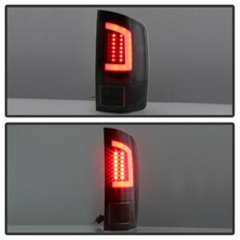 Spyder 03-06 Dodge Ram 2500/3500 V3 Light Bar LED Tail Light - Black (ALT-YD-DRAM02V3-LBLED-BK) Spyder 03-06 Dodge Ram 2500/3500 V3 Light Bar LED Tail Light - Black (ALT-YD-DRAM02V3-LBLED-BK)