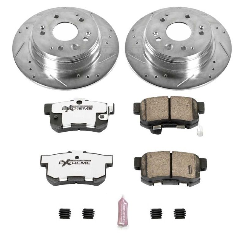 Power Stop 99-03 Acura TL Rear Z26 Street Warrior Brake Kit Power Stop 99-03 Acura TL Rear Z26 Street Warrior Brake Kit