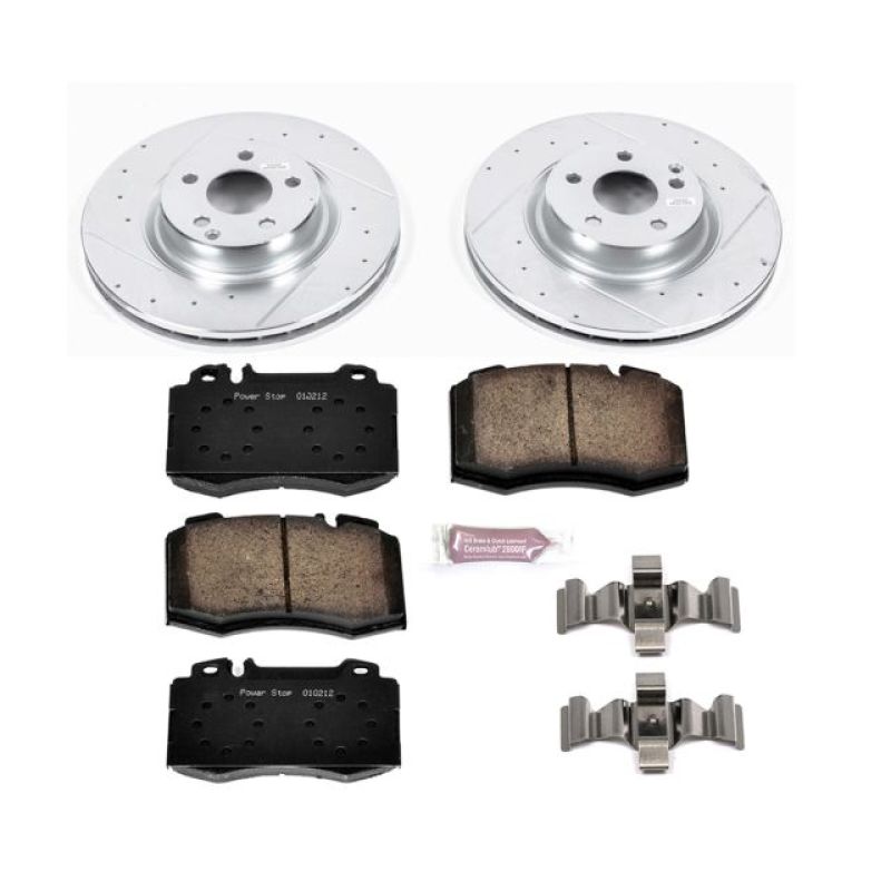 Power Stop 2006 Mercedes-Benz CLS500 Front Z23 Evolution Sport Brake Kit Power Stop 2006 Mercedes-Benz CLS500 Front Z23 Evolution Sport Brake Kit